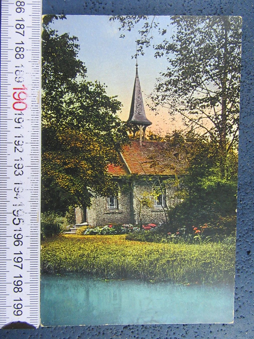 Cartoline postali: SCHÖNENWERD WALD-KAPELLE 1919 SO AK – Usato da Ettingen venduto da Hausi4711