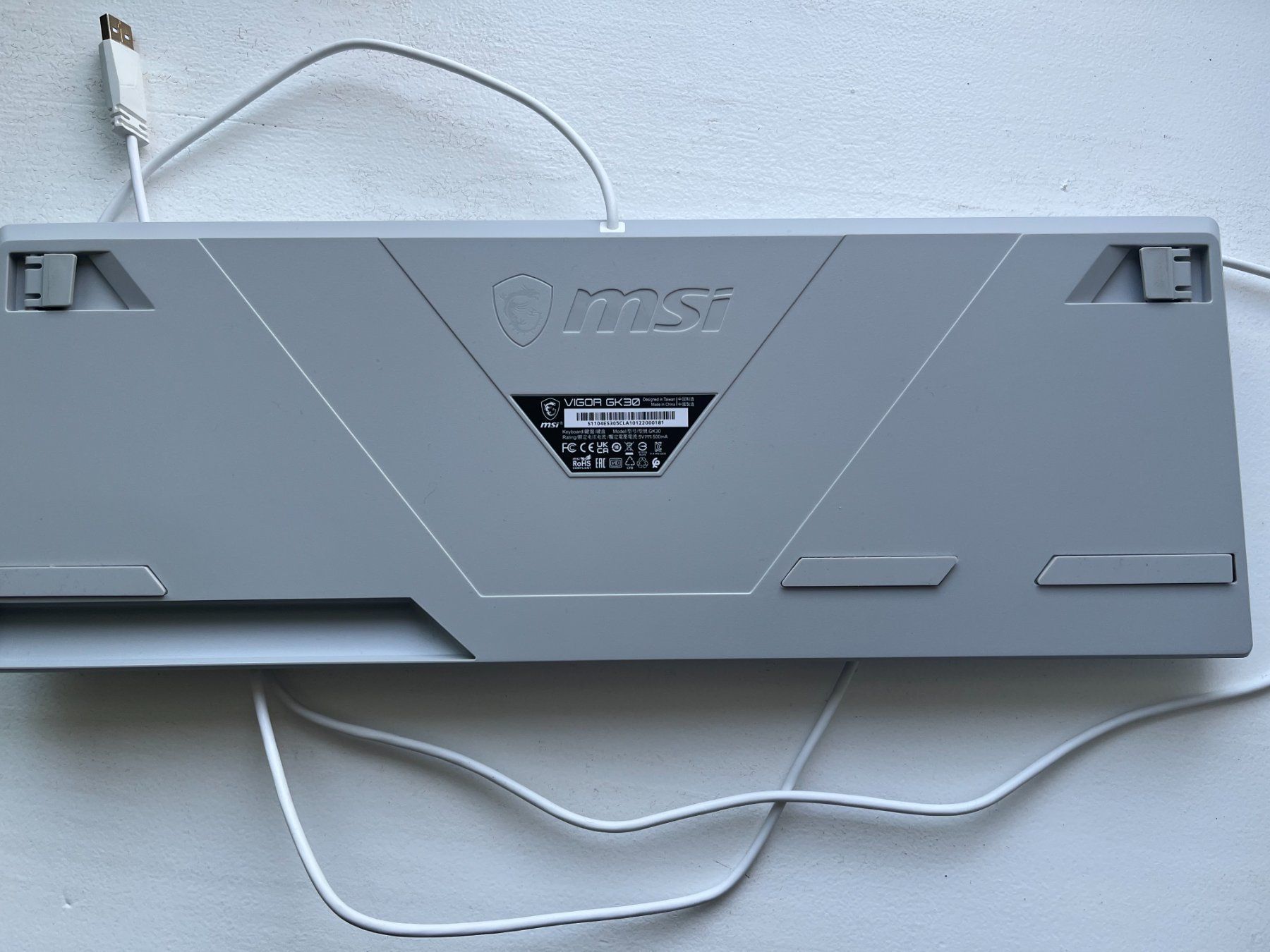 MSI Tastiere: Clavier + souris MSI VIGOR GK30 COMBO – Usato da Court venduto da Style_ambre 1