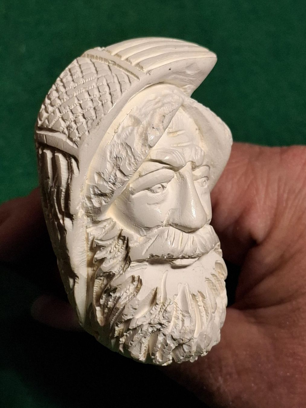 Pipe & Accessori: Meerschaumpfeife ungebraucht geschnitzter Sultan – Usato da Schlieren venduto da Svenja7 1