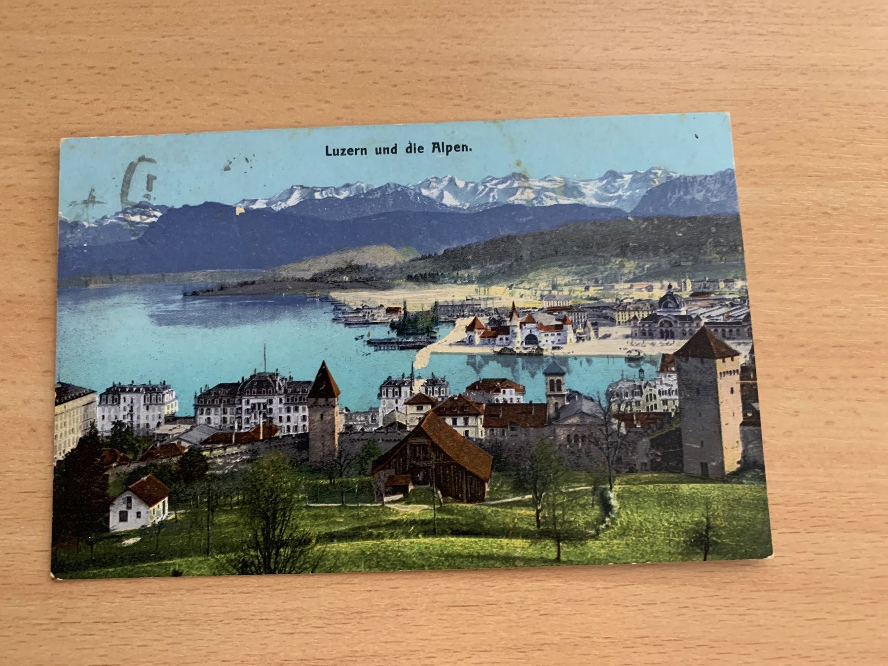 Cartoline postali: ANTIKE ANSICHTSKARTE LUZERN********* – Difettoso da Ibach venduto da lisch3