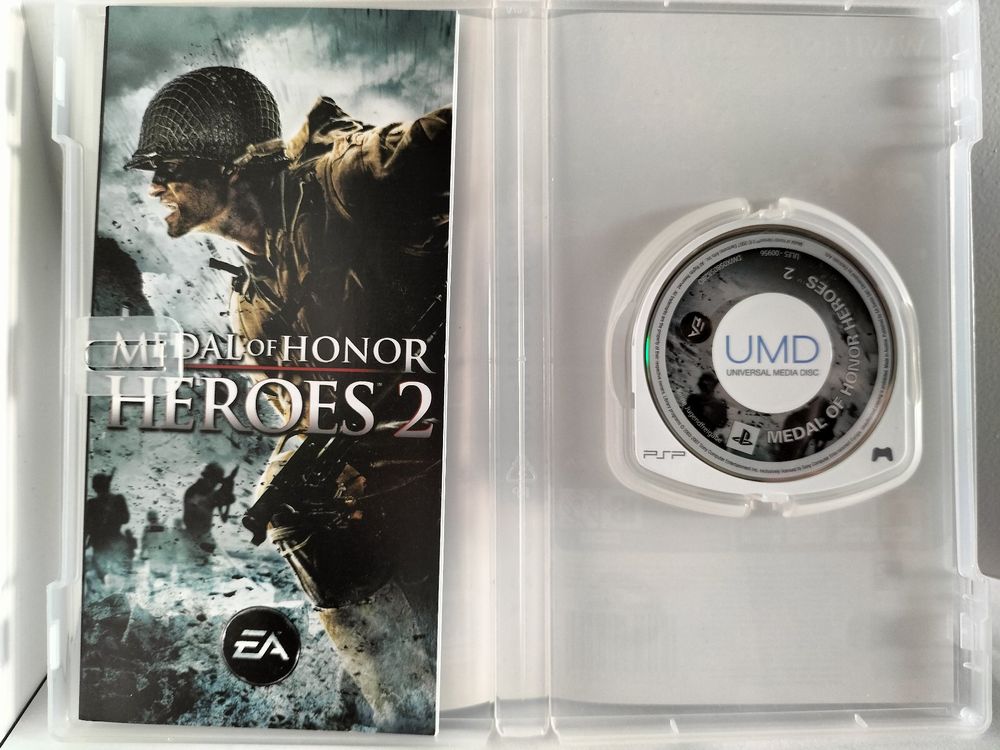Jeu PSP Medal Of Honor : Heroes 2 (Platinium) - Version FR - Neuf Sous Blister