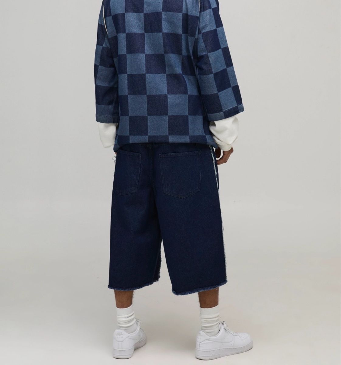 Pantaloni: Navy Wide-Leg Jorts – Nuovo e nell'imballaggio originale da Thayngen venduto da Mikelitelio 1