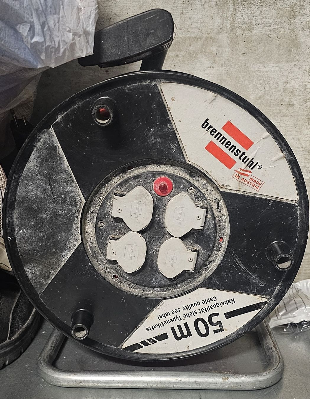Kabel: Kabeltrommel Brennenstuhl - 50 m – Gebraucht aus Niederbuchsiten von p16_k9xy