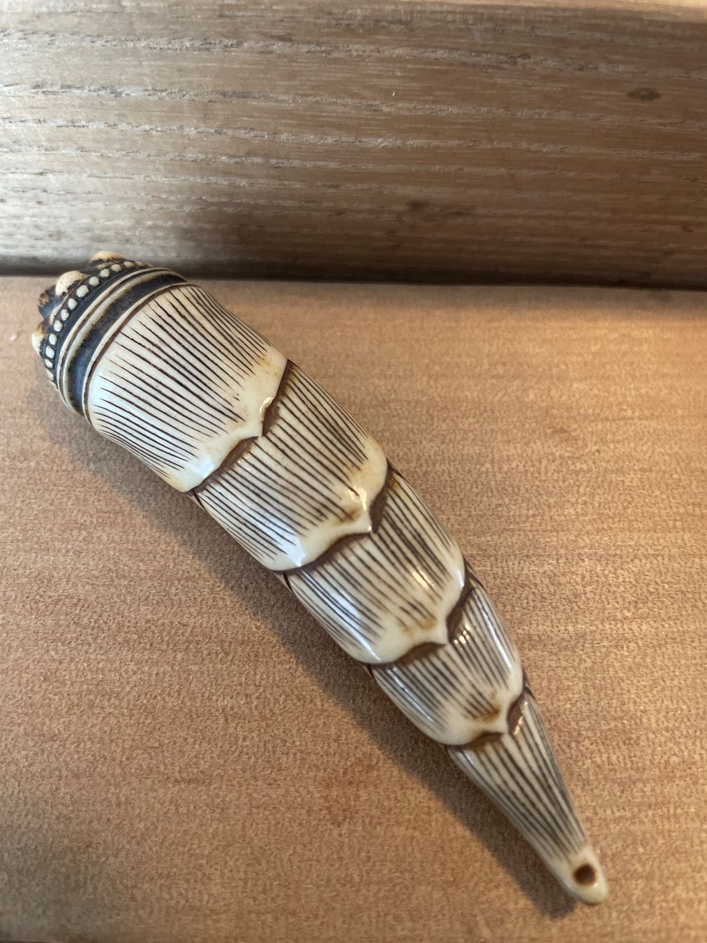Figuren: Netsuke, Bambus Spross – Gebraucht aus Embrach von Gauvain1 2