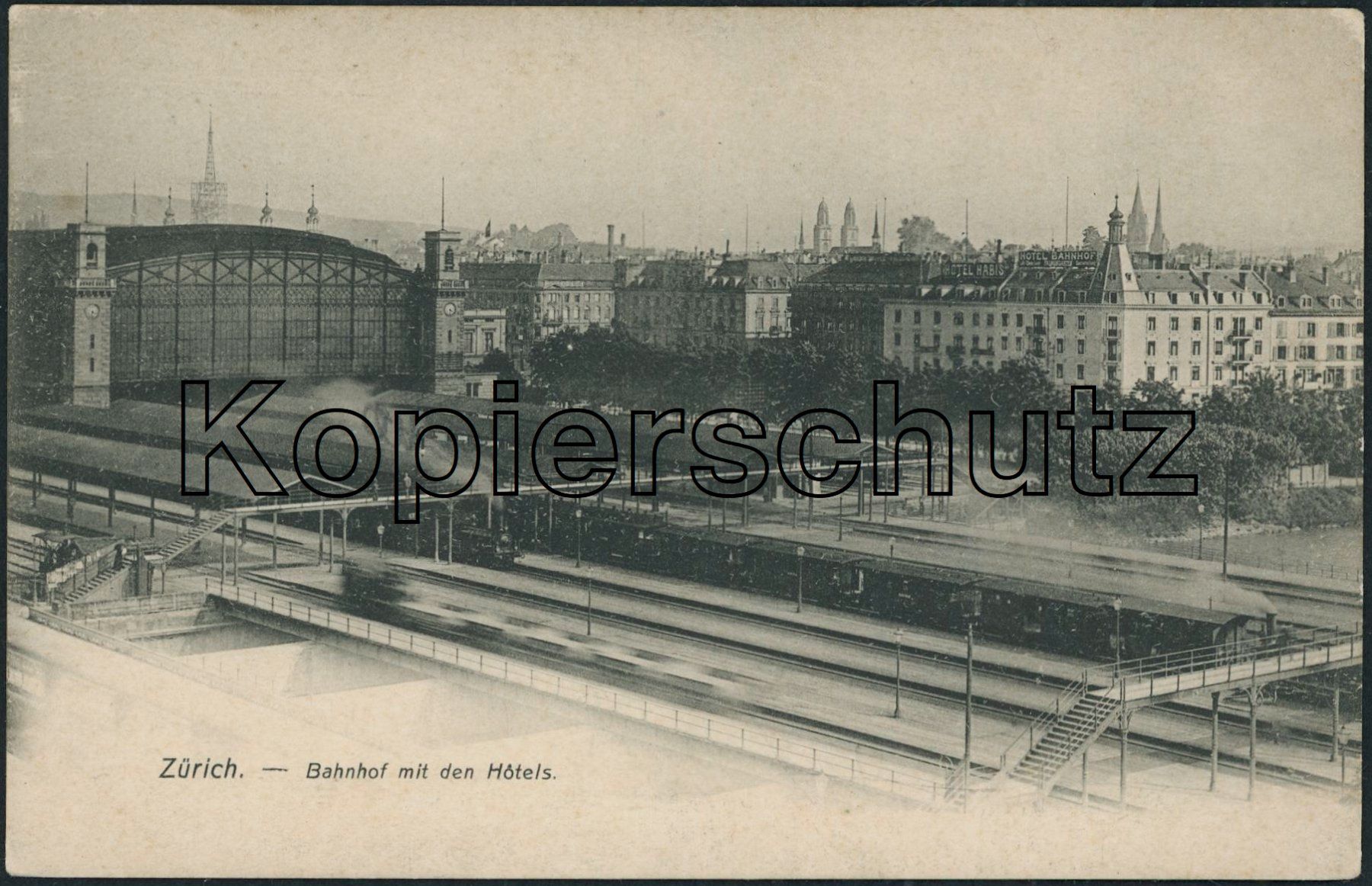 Cartoline postali: ZHS Zürich - Bahnhof – Nuovo (secondo la descrizione) da Schindellegi venduto da stationary