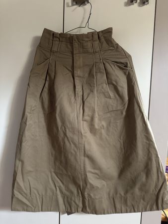 Khaki A-Line Skirt, high waisted, great for Autumn!