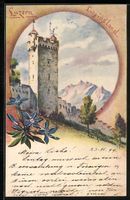 Künstler-AK Luzern, Lueg ins Land, 1899
