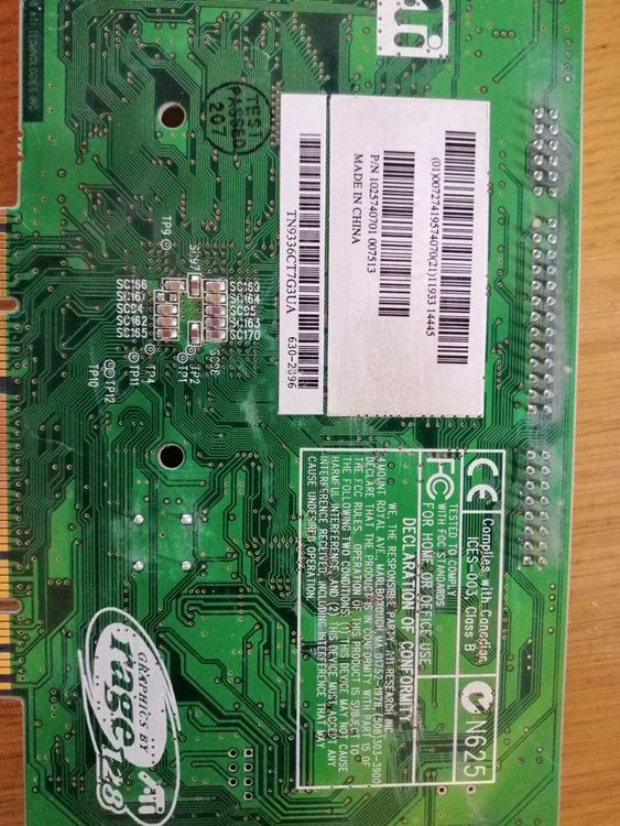 Carte graphique AGP PC ATI All-In-Wonder AIW Rage 128 GPU Vintage RARE