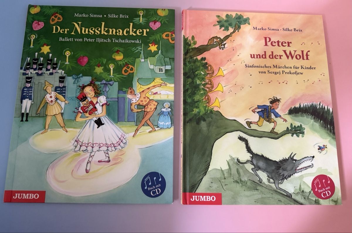 Libri: 2 Kinderbücher mit CD: Nussknacker & Peter und der Wolf – Usato da Pratteln venduto da GinaLisa13