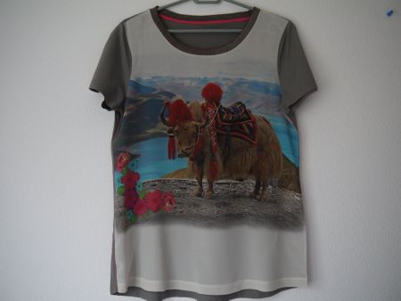 Marc Cain Bluse / T-Shirt aus Seide N3
