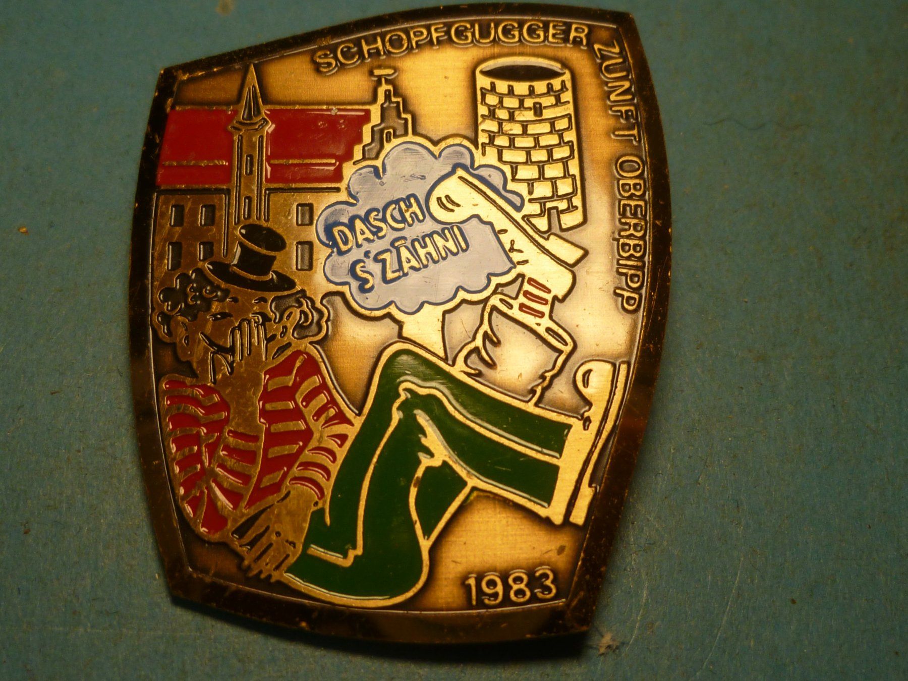 Placchette & Badge: OBERBIPP 1983 GOLD – Usato da Ried (Muotathal) venduto da Mandarin02