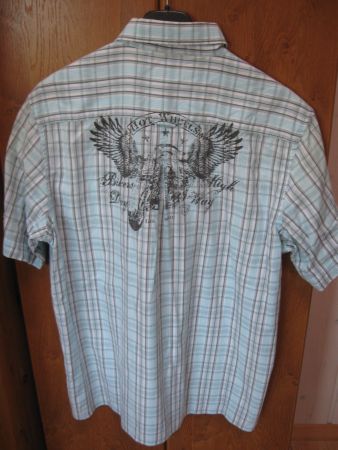 Cooles Herrenhemd von GIn Tonic Druck auf Rücken  Gr. XL