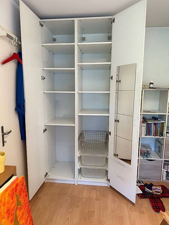Elegantes Ikea Schrank Weiss Mit Schubladen Ebenbild