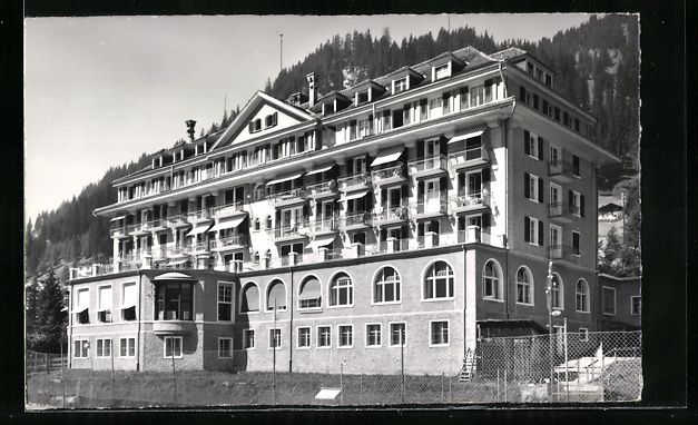 Cartoline postali: AK Adelboden, Nevada Palace Hotel – Usato da Berlin venduto da bartko-reher