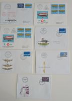 Umschläge Luftfahrt Thema 1972-1990 Konvolut