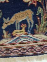 Antique Bildteppich Kaschan