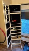 1x Schmuckschrank Spiegelschrank weiss
