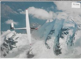 Segelflieger über dem Piz Palü