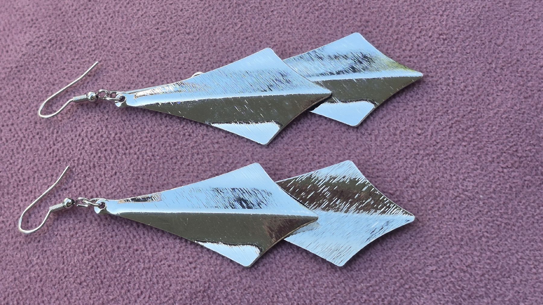 Ohrringe & -stecker: Orecchini pendenti argento romboidali nuovo – Neu (gemäss Beschreibung) aus Giubiasco von Stefaniav 3