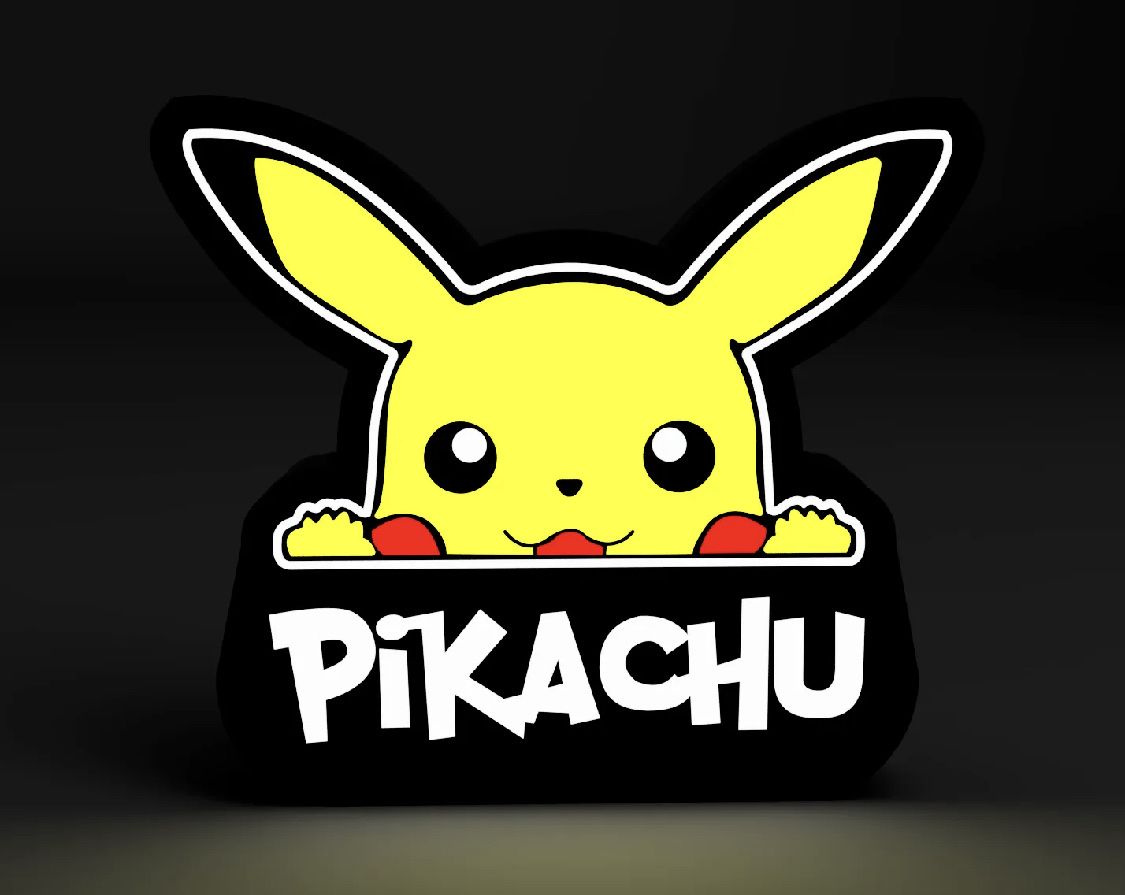 Lampade: Lampe LightBox LED Pikachu, Veilleuse Enfant – Nuovo (secondo la descrizione) da Noville venduto da Berlusconi55