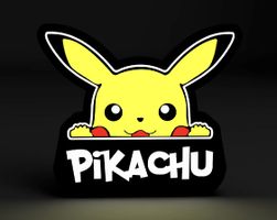 Lampe LightBox LED Pikachu, Veilleuse Enfant