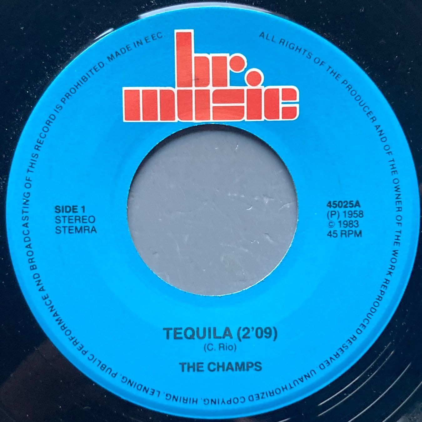 Dischi in vinile: THE CHAMPS - TEQUILA / LIMBO DANCE – Usato da Poliez-Pittet venduto da Newtown-Records 2