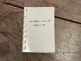 Müller Emil 1934-2021 konkrete Kunst Heft mit Farbentwürfen