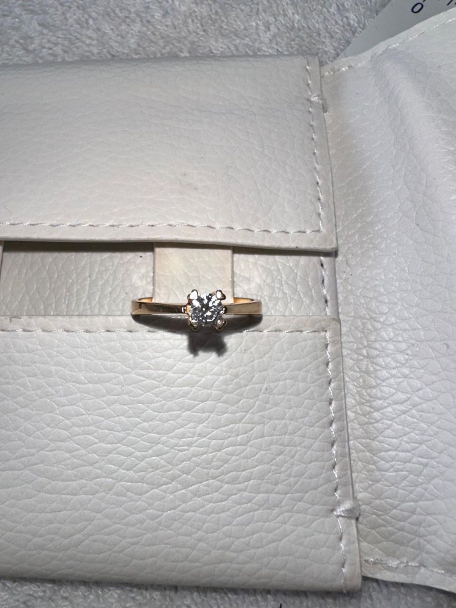 Ringe: 585 Goldring mit echtem Brillant ca. 0.25 ct  – Gebraucht aus Studen BE von yvhe 3