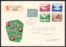 1956 Pro Patria FDC Illustration P2