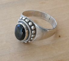 Silberring mit Onix
