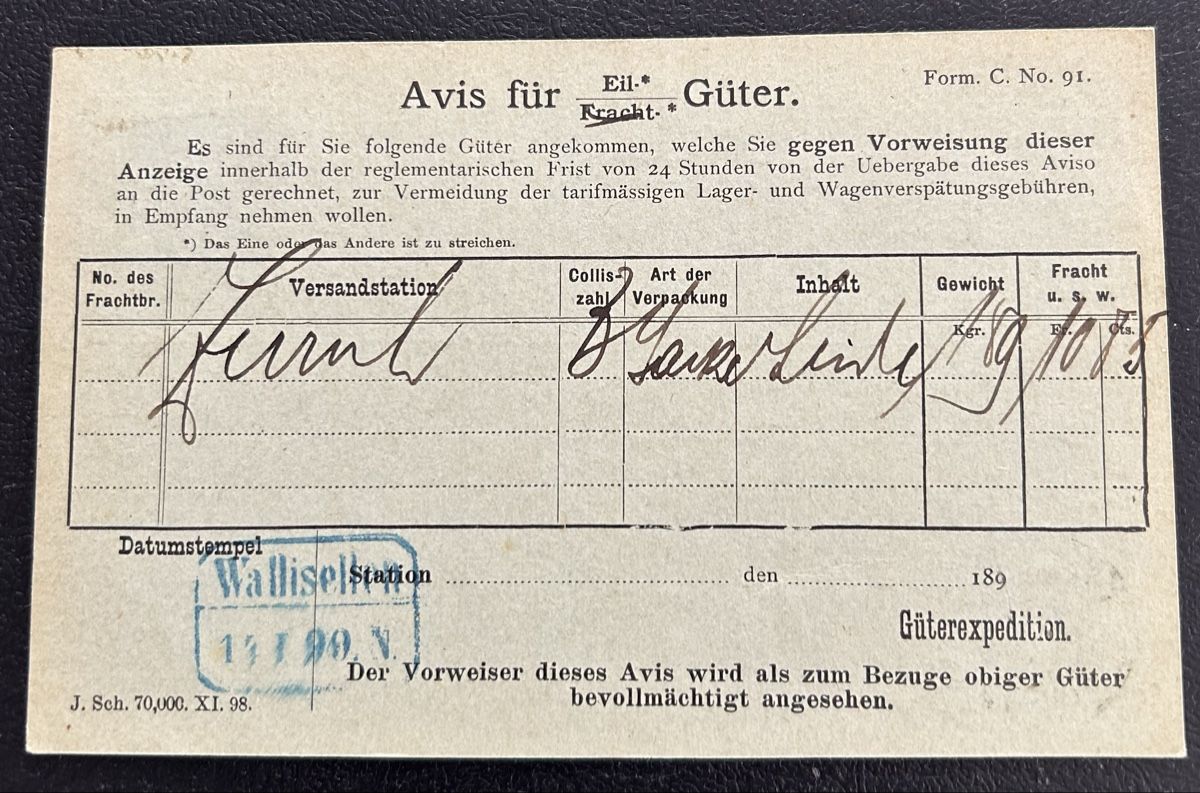 Alle Briefmarken: Avis Karte Wallisellen  – Gebraucht aus Horw von Tellbub 1