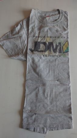 JDM T-Shirt, Grösse XL, Grau, Hanes