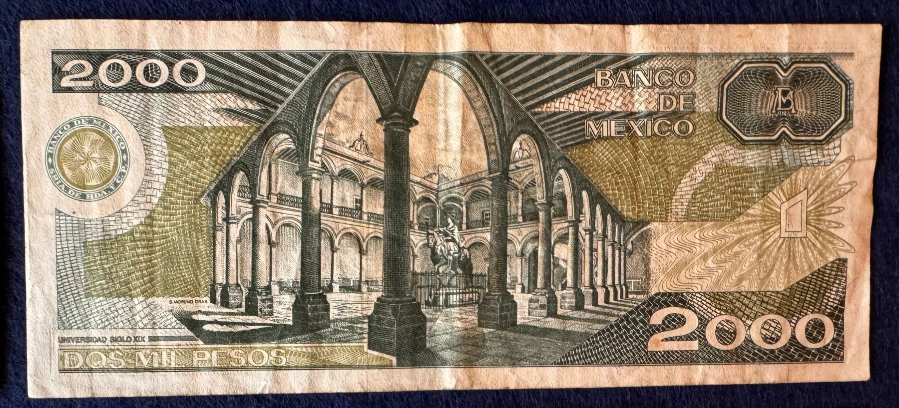 Banconote: 5 schöne Banknoten Mexico ab 1981 – Usato da Andwil SG venduto da Ariisa1234 8