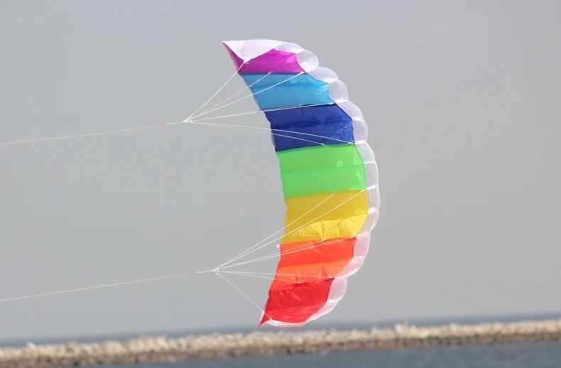 Sport dell'aria & Aquiloni: 🐭 NEU Regenbogen Lenkdrachen 1.4m – Nuovo e nell'imballaggio originale da Wittenbach venduto da ChinaSeidenstrasse 1