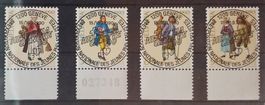 4330) B227-B230, Pro Patria ET Vollstempel Kt. 20.-