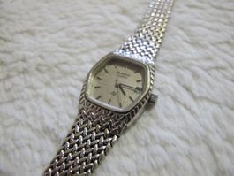 Rado Quartz Damen Vintage Stahl-Stahl Läuft Genau