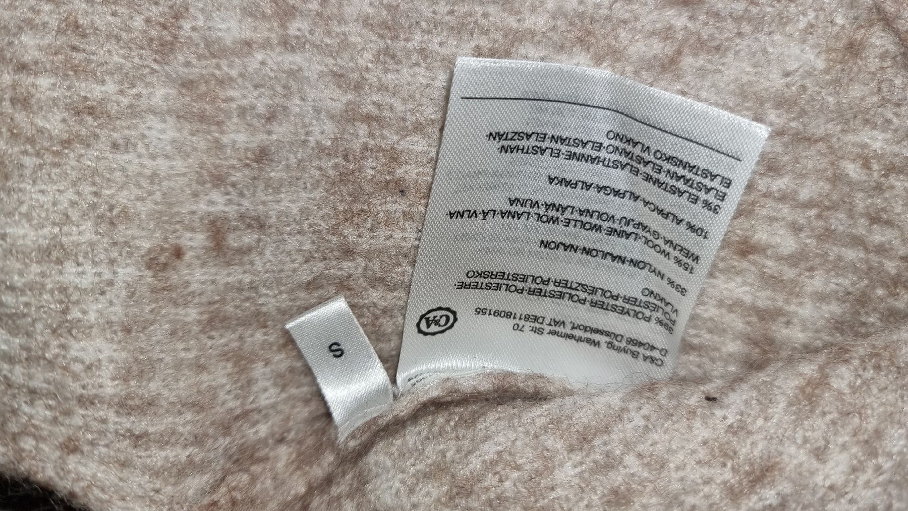 C&A Maglioni & Felpe: Herbstpullover mit Spitze Grösse S Yessica beige kuschelig – Nuovo (secondo la descrizione) da Wigoltingen venduto da Zuckerfee84 2