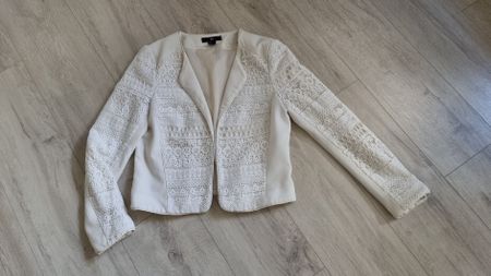 hübsche Boho Jacke ivory Braut 👰‍♀️