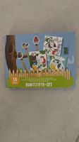 Malstifte inkl. 3 Radierer und Spitzer
