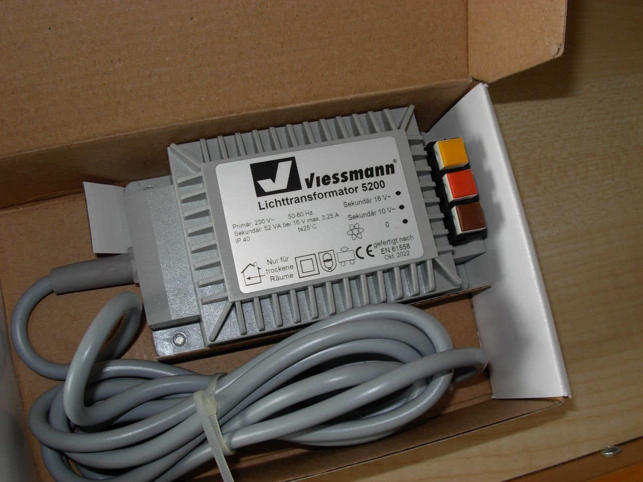 Viessmann Modelleisenbahnen: N: Lichttrafo von Vissmann – Neu (gemäss Beschreibung) aus Oberrieden von Hobbyschiff 1
