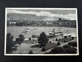 Geneve, La Rade e vue sur la ville 1935