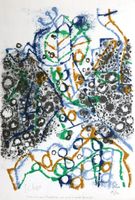 Andrè Clerc *1947 in Fribourg Lithografie, handsigniert 1976