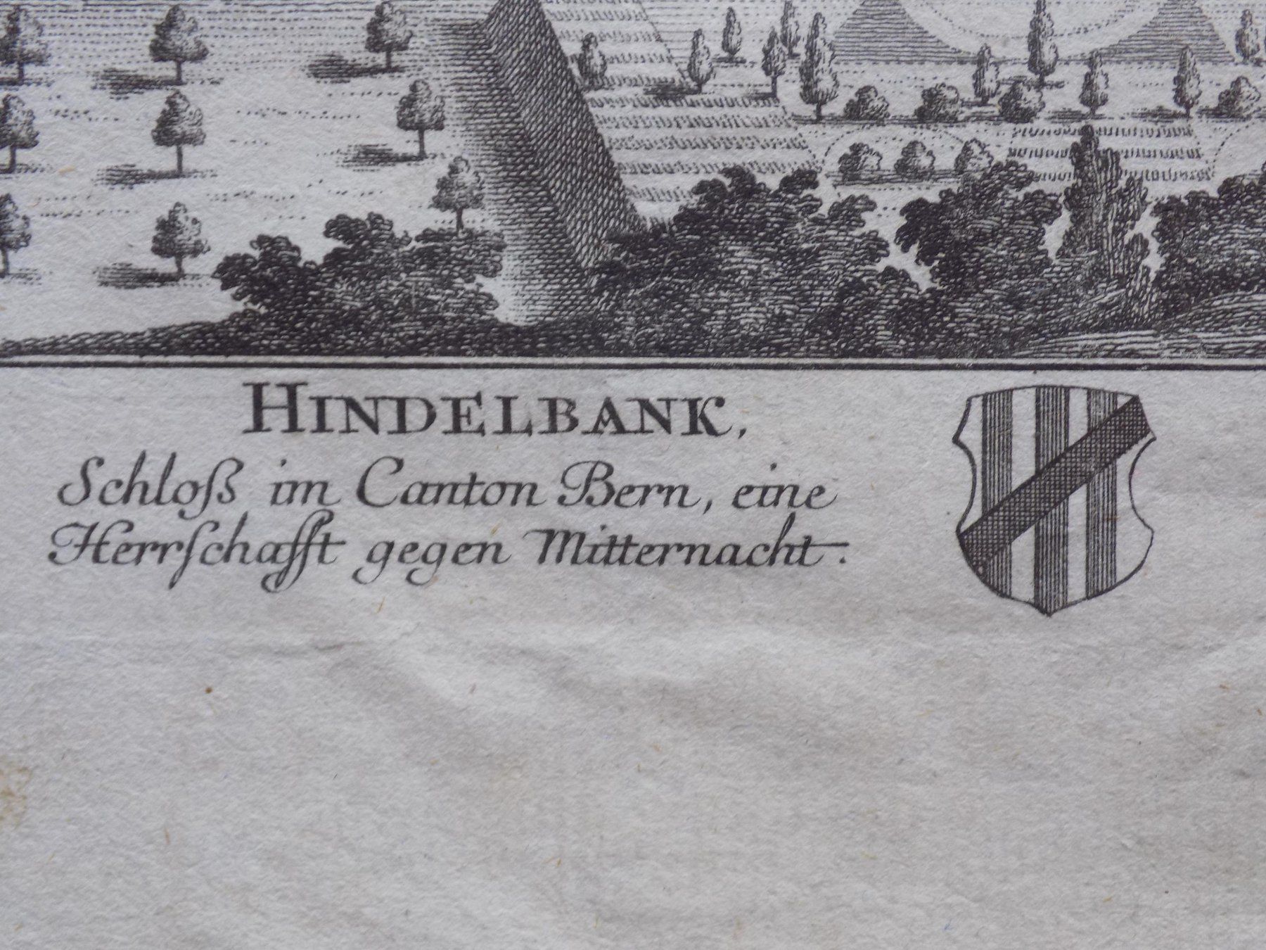 Incisioni: Hindelbank von Herrliberger selten – Usato da Risch venduto da Rischli15 3