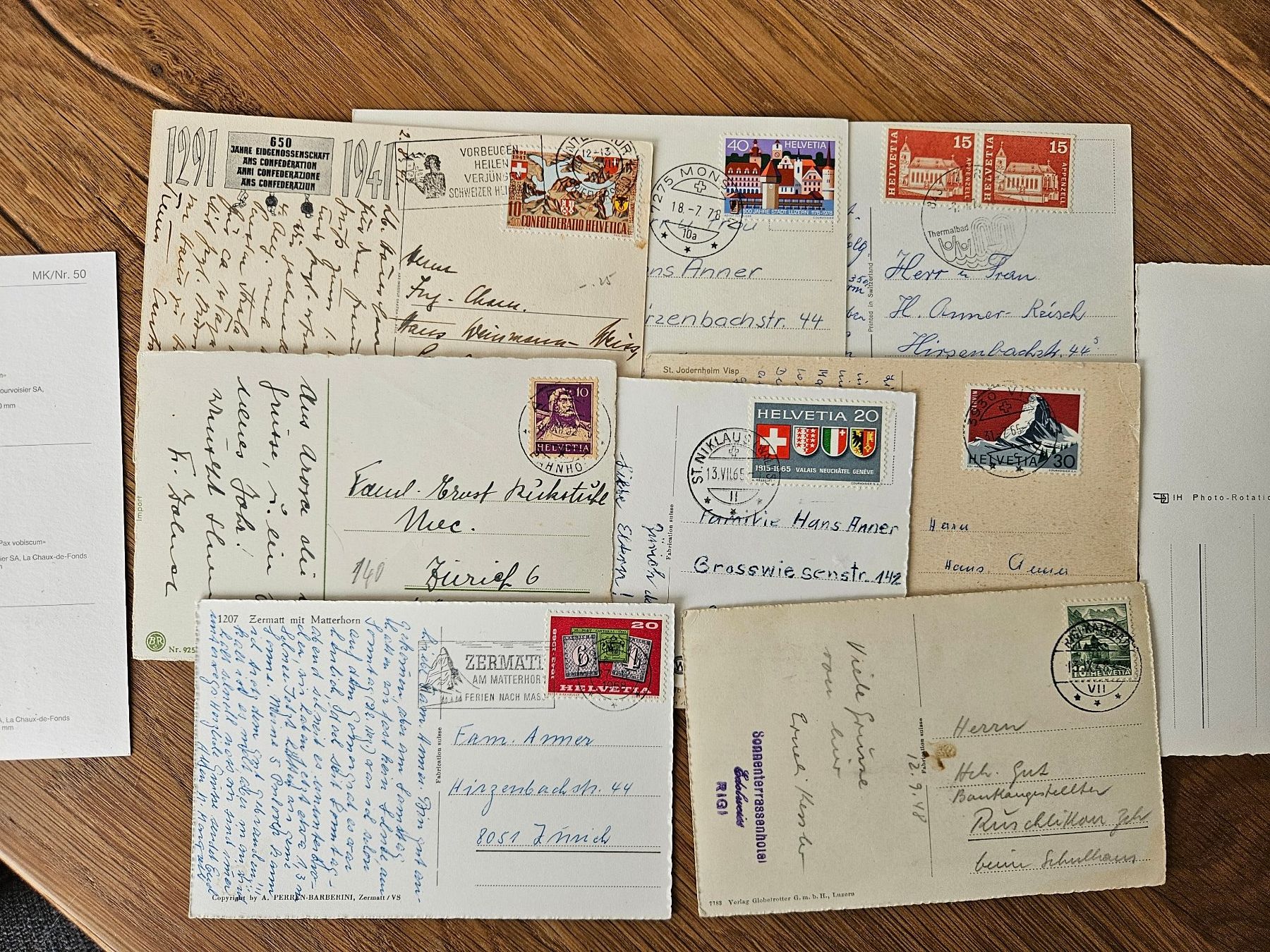 Cartoline postali: 10  Karten und Maxikarten für 2.-- – Nuovo (secondo la descrizione) da Buttikon SZ venduto da Marcelr