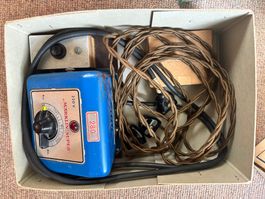 Märklin Super 280 Trafo 220 Volt blau mit Kabel gebraucht