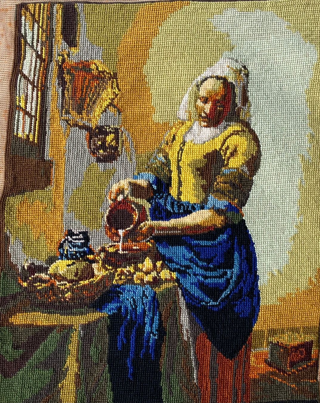 Foto & Immagini: 2 Bilder Petit Point Vintage Vermeer – Nuovo (secondo la descrizione) da niederbipp venduto da Esbenz 1