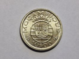 Moçambique 5 escudos 1966 silber.