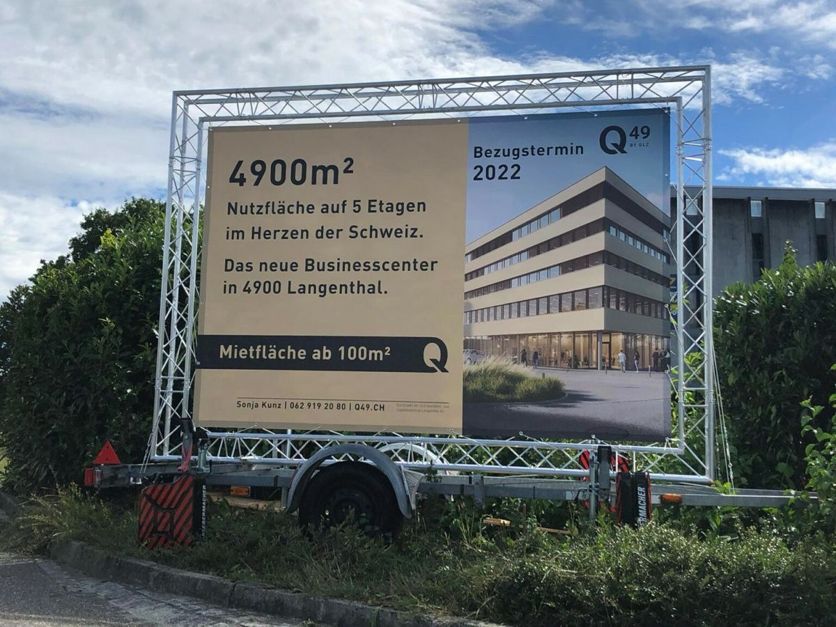Rimorchi: Werbeanhänger / Werbeplattform zu verkaufen! – Usato da Buttisholz venduto da zom_lvw2 2