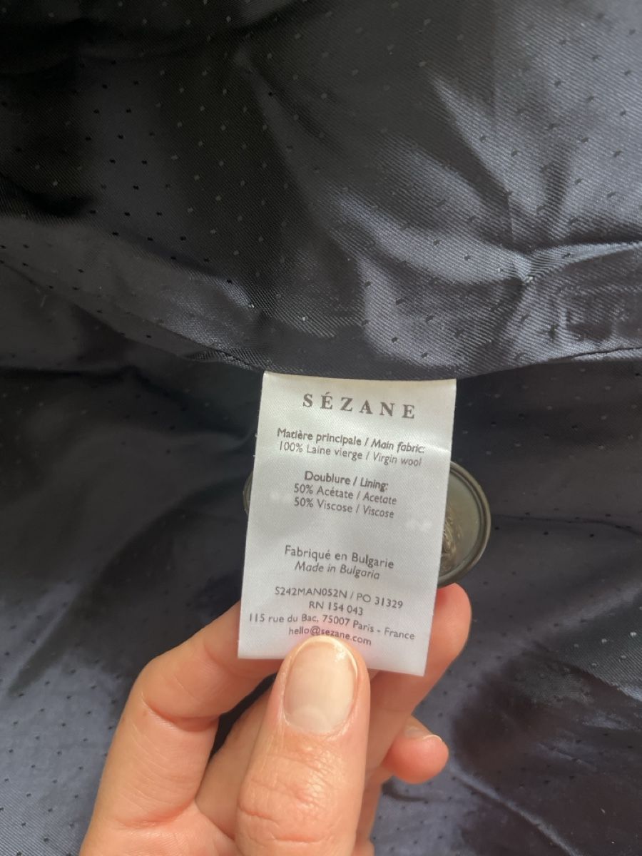 Sezane Cappotti: Sezane Jeff Wool Coat, Size 36, Excellent Condition! – Usato da Nyon venduto da Jpraams 4