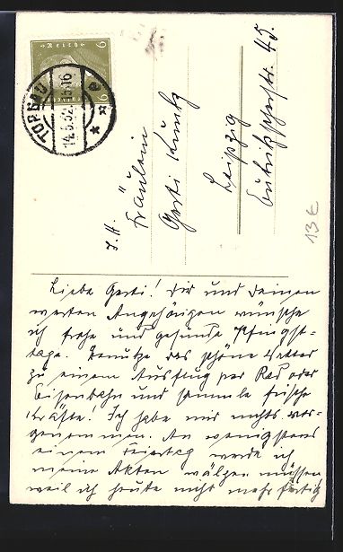 Cartoline postali: Ein Frosch in Kleidung mit einer Pfeife  – Usato da Berlin venduto da bartko-reher 1